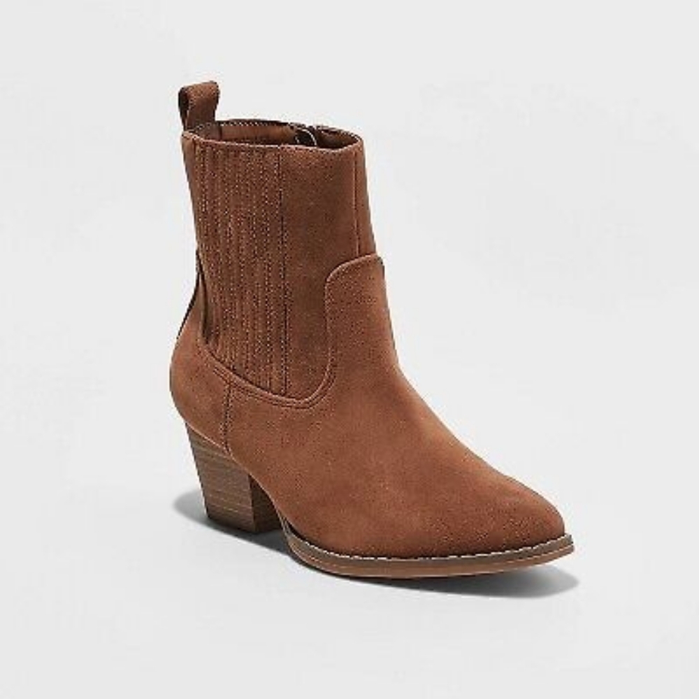 UNIVERSAL THREAD | Solita Western Boots - Cognac